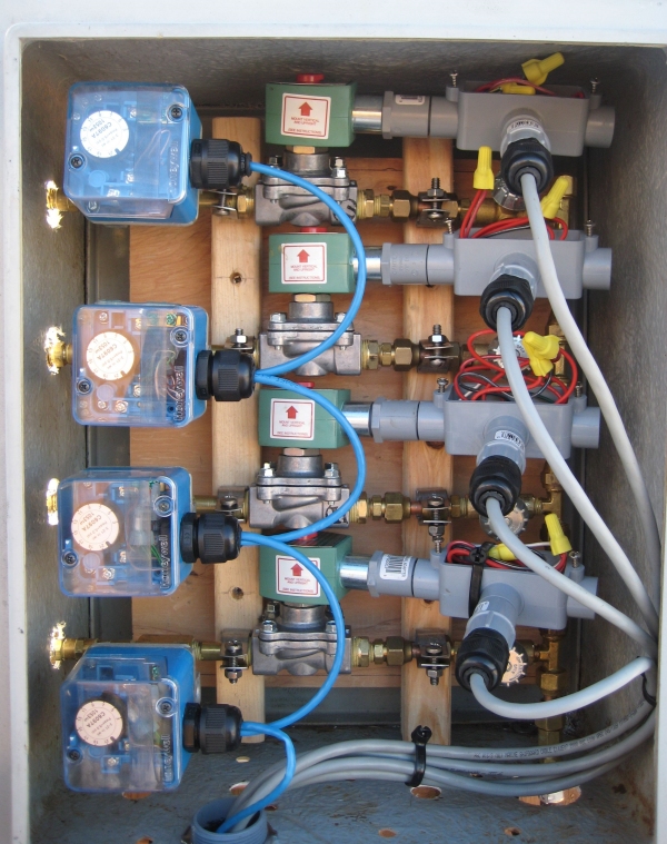 Fuel solenoid panel.