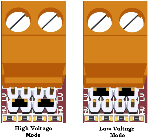 RMS 200v2 Voltmeter Mode Jumpers