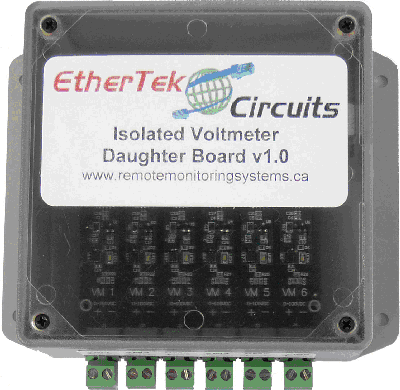 USB isolated voltmeter board